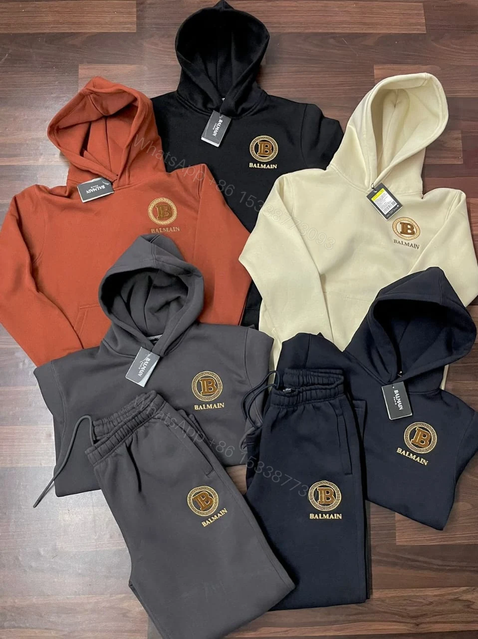 View 4 of FIRST COPY BALMAIN EXCLUSIVE HOODIE TRACKSUIT