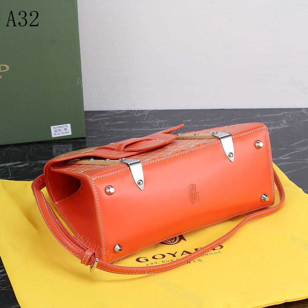 View 2 of GOYARD SAIGON PM BAG ORANGE 20CM