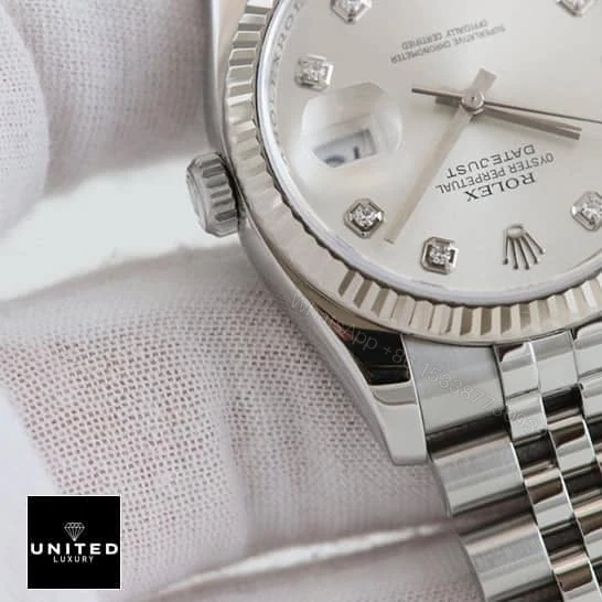 View 10 of Rolex Datejust Diamond 178274 Replica