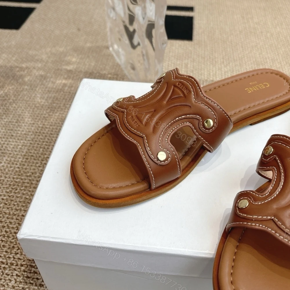 View 7 of CELINE MARINA MULE BROWN 364783767C 04LU