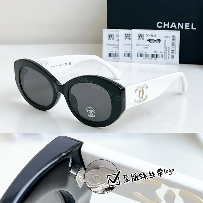 View 7 of Bold Pink Chanel-Inspired Eyewear Sunglasses