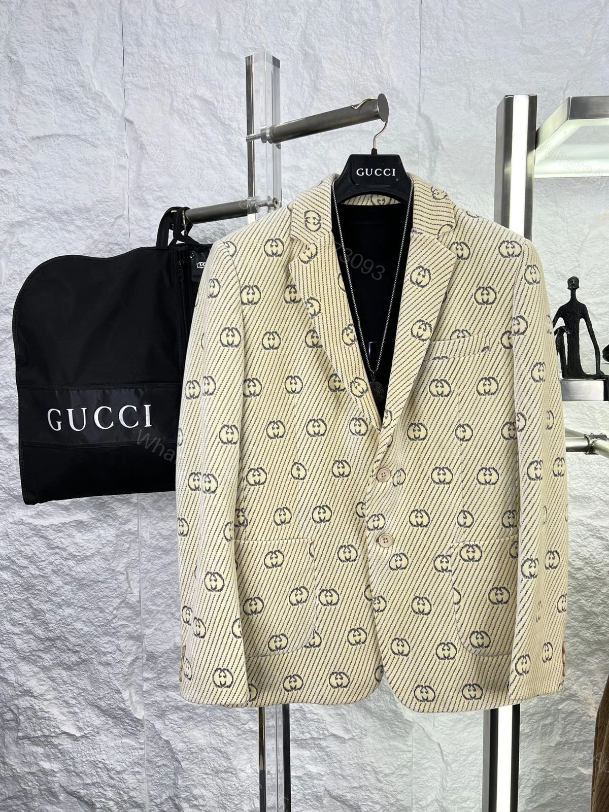 View 13 of First Copy Gucci Imported Fabric Blazer