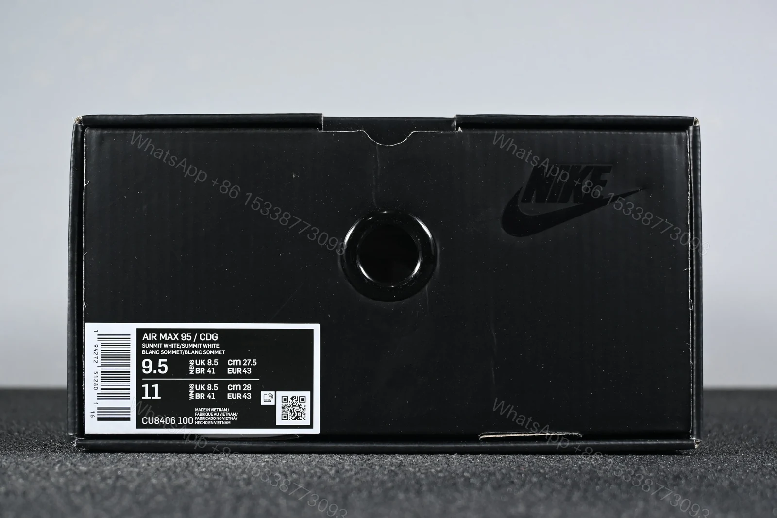 View 10 of Nike Air Max 95 Comme des Garcons White