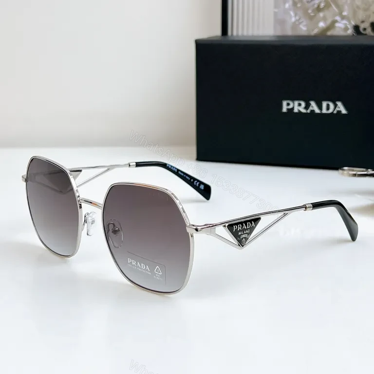 View 6 of Gold Frame Luxury Sunglasses - Designer Detailing, Unisex