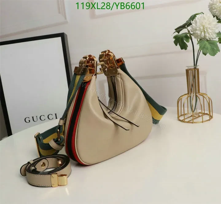 View 3 of Black Gucci Small Shoulder Bag Lookalike VRX310