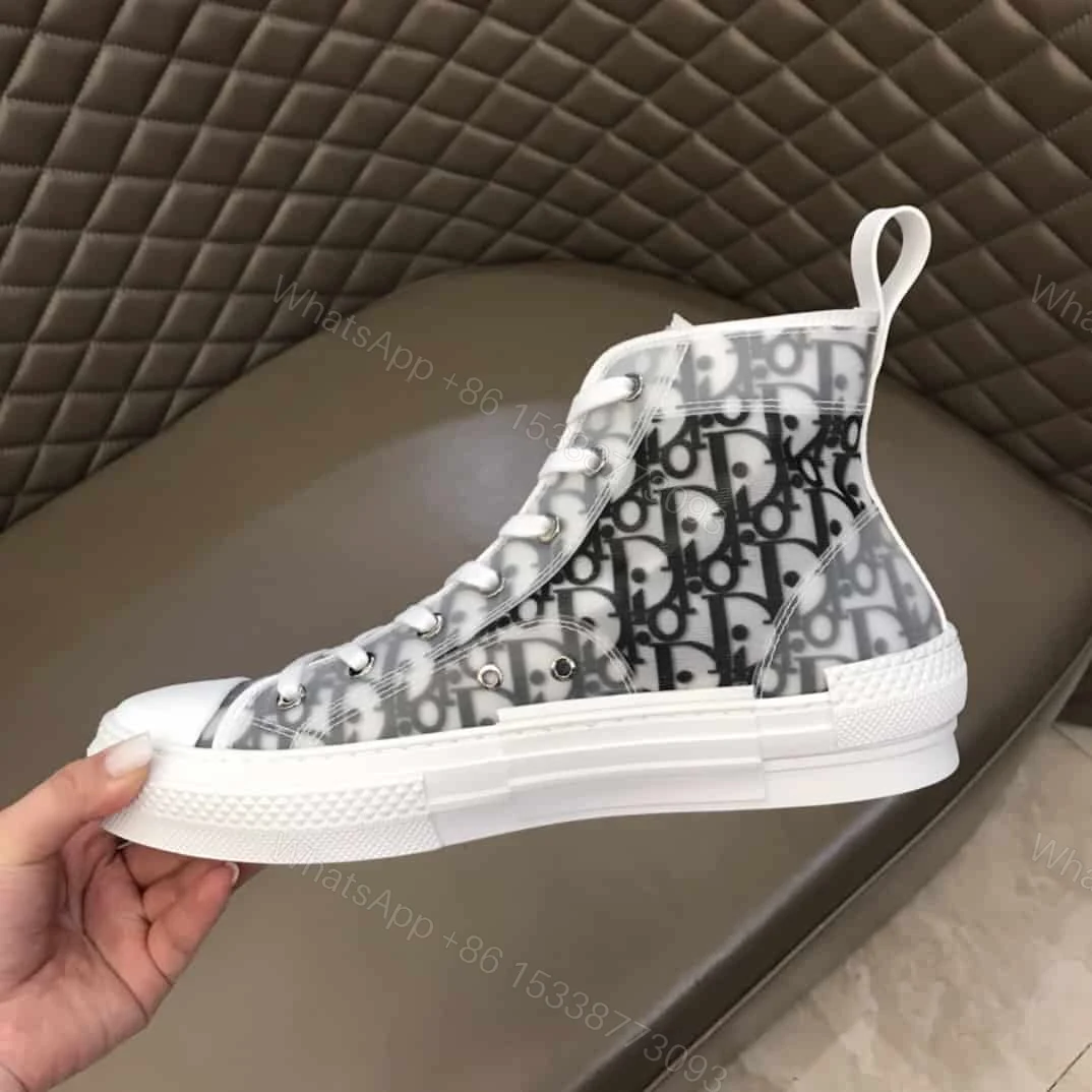 View 3 of B23 HIGH-TOP SNEAKER WITH DIOR AND SHAWN BEE EMBROIDERY PATCH