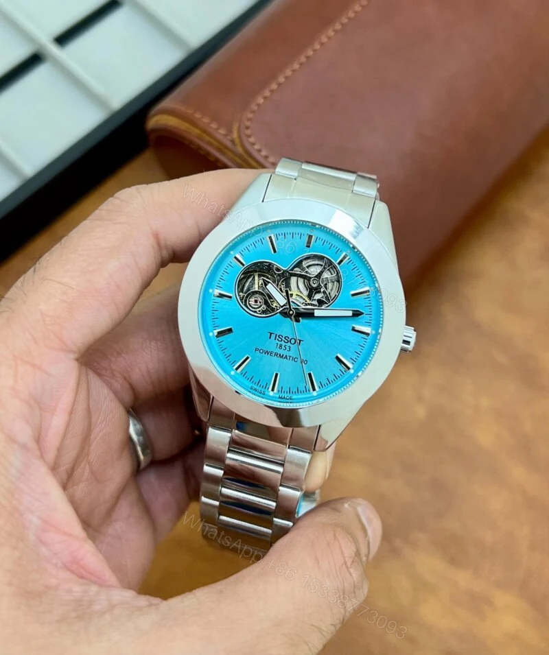 View 2 of Tissot Powermatic 80 Tiffany Blue 40mm Automatic