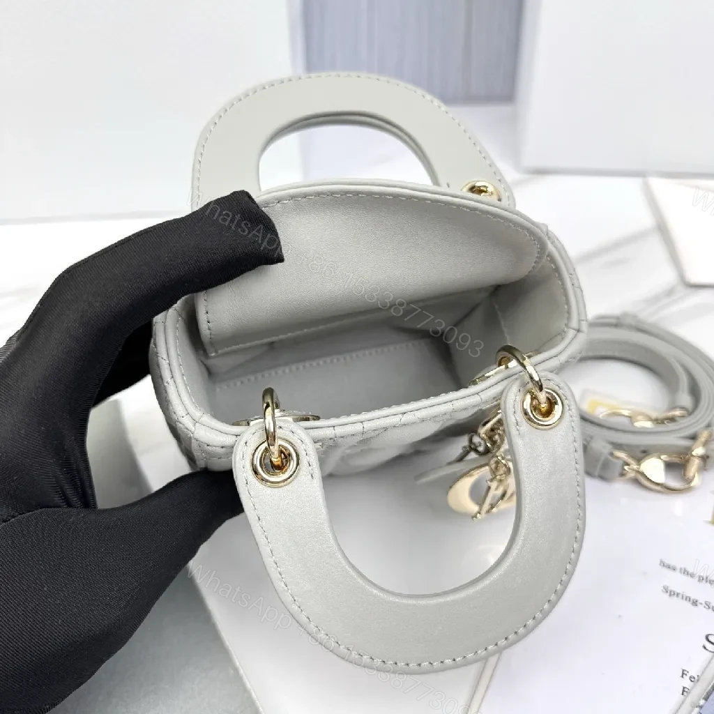 View 5 of Quilted Crossbody Purse with Signature Charms Leather Style