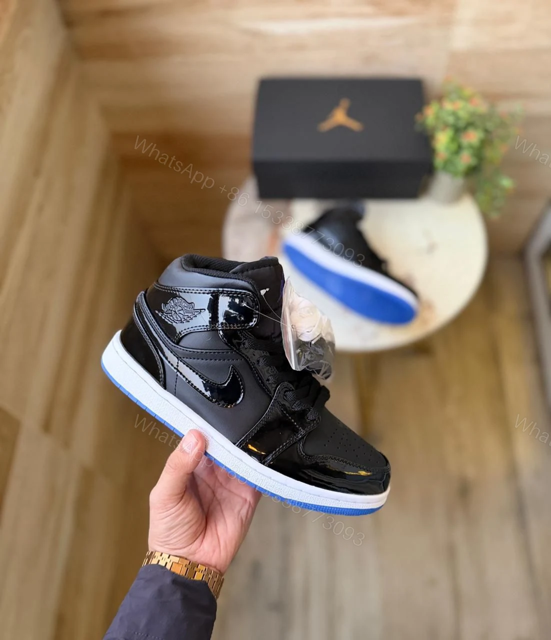 View 4 of FIRST COPY AIR JORDANS RETRO 1 PATENT SPACE JAM