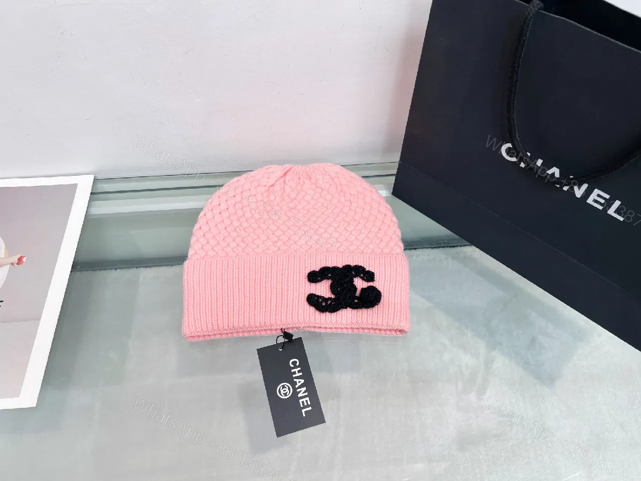 View 13 of Pastel Knit Beanie + Premium Wool + Modern Logo + Warmth & Texture + Beanie