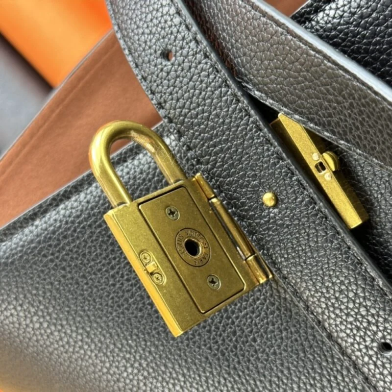 View 7 of Louis Vuitton Low Key Cabas MM Grained Black 47Cm M25341