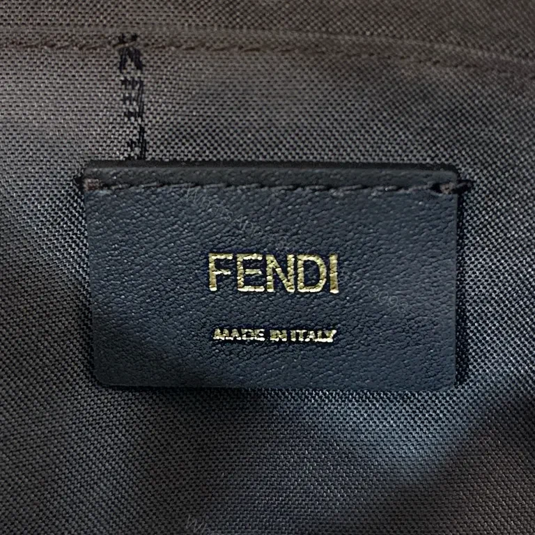 View 5 of Gold-Hardware Fendi-Inspired Monogram Crossbody Bag
