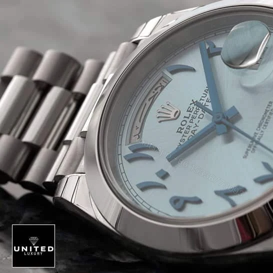 View 6 of Rolex Day-Date Arabic Dial 228206 Replica