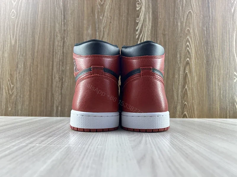 View 10 of Bold Contrast Leather High-Top Sneakers for Men