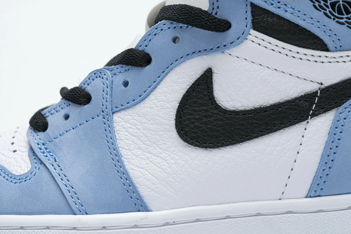 View 5 of Air Jordan 1 Retro High White University Blue Black 555088-134(High quality)