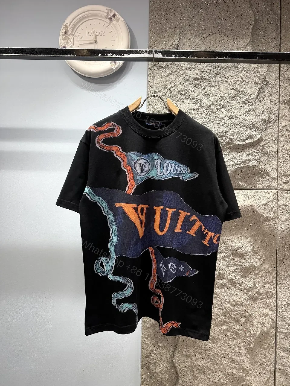 Bold Graphic Tee: Luxe Motifs, Premium Cotton Blend Tee — view 1