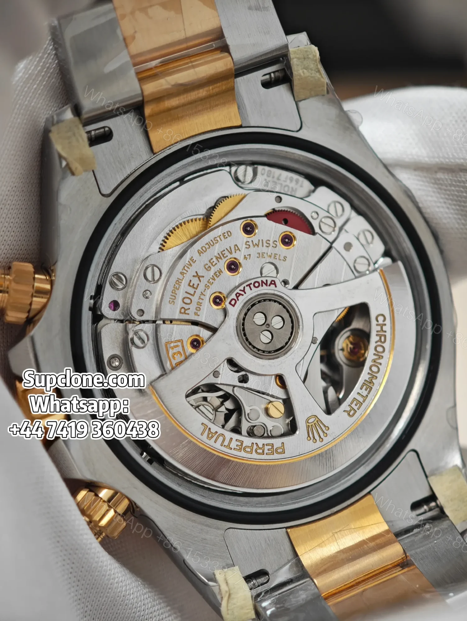 View 10 of Rolex Super Clone Daytona M126503-0003 Two-Tone Black Dial 4131 Movement