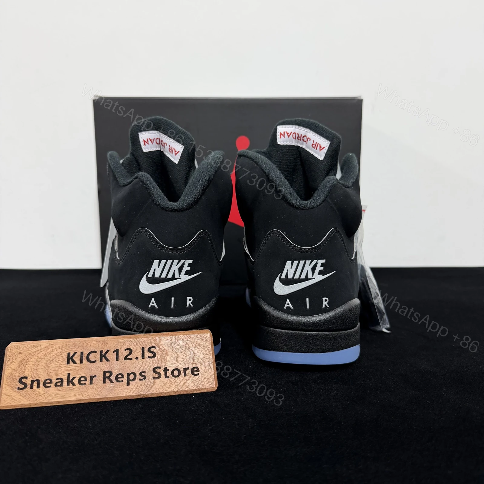 View 6 of Air Jordan 5 Retro ‘Black Metallic Reimagined’ Reps