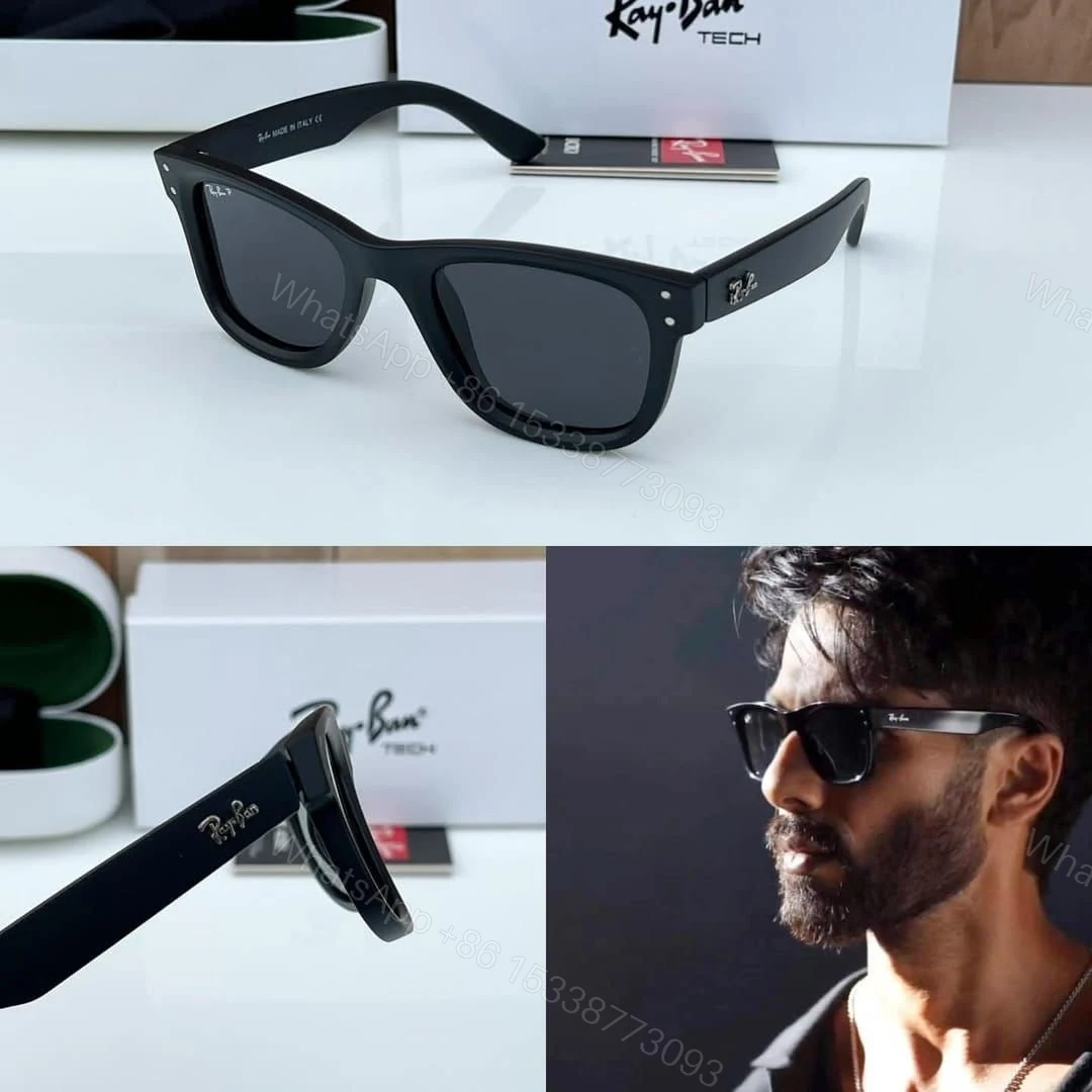 Ray-Ban Wayfarer Classic Matte Black Sunglasses — view 1