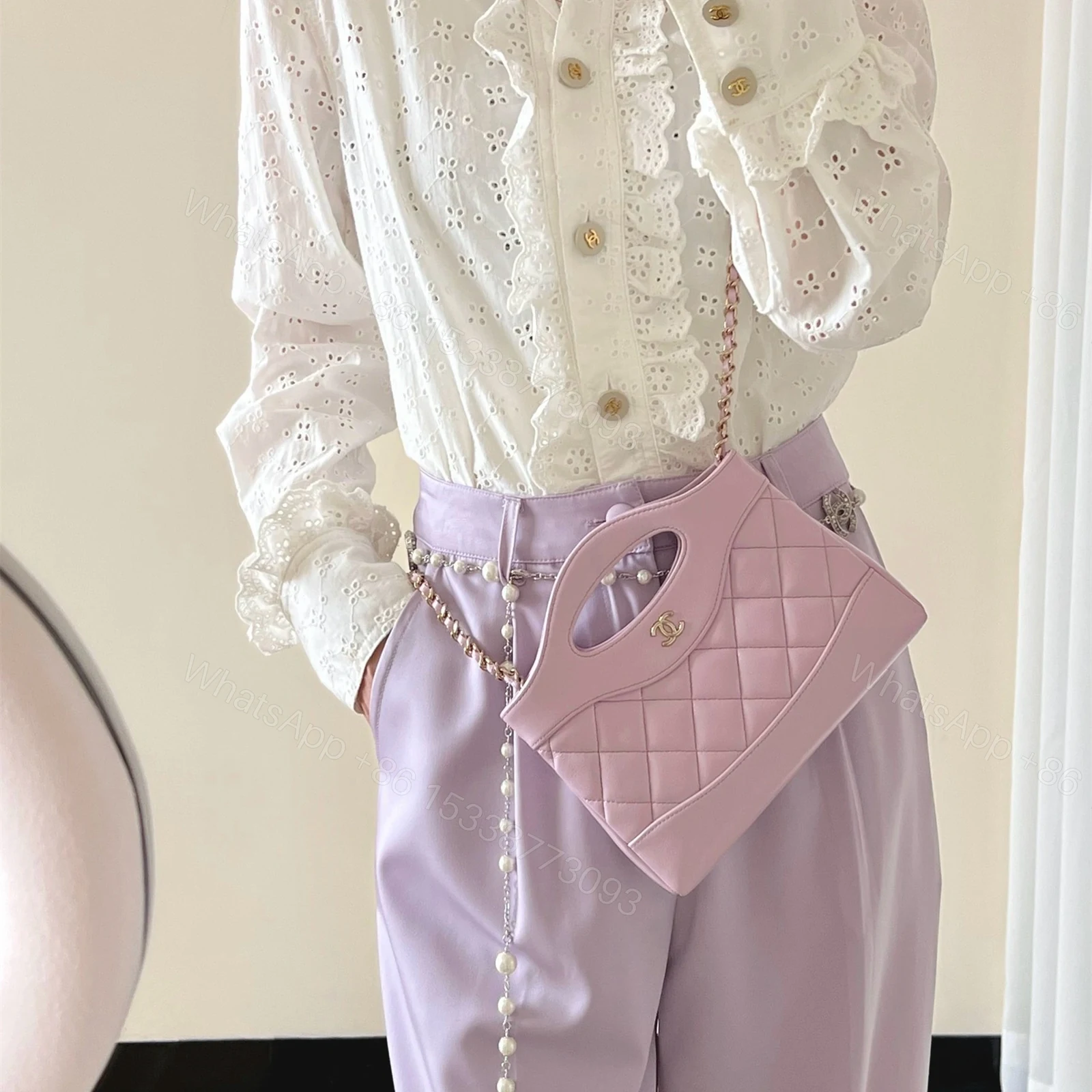 View 23 of 高仿Chanel*24S春夏系列AP3656單肩包紫色免檢版