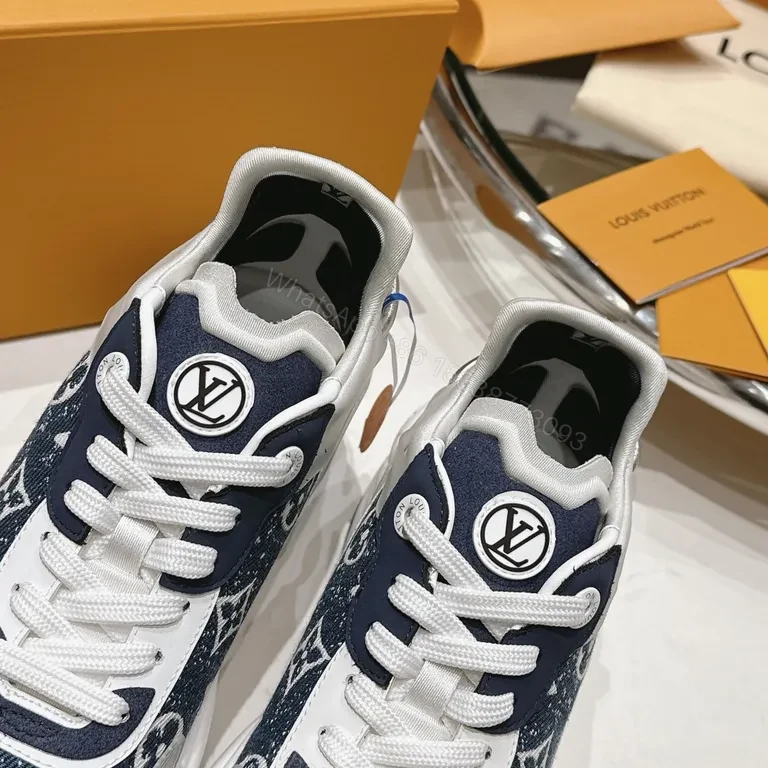 View 5 of Denim Luxe LV-Inspired Sneakers: All-Day Comfort Shoes
