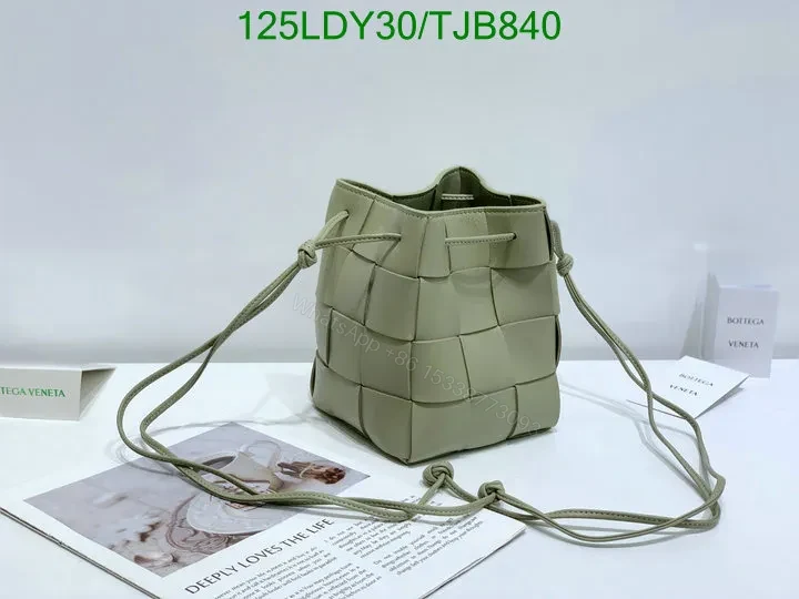 View 43 of Bottega Veneta Small Cross-Body Bucket Bag in Red BVF4722