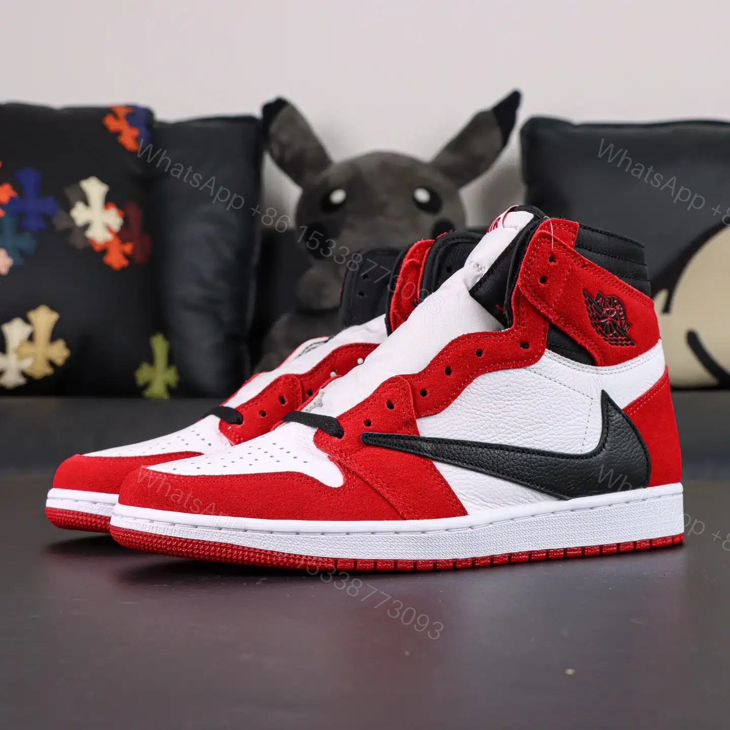View 8 of Travis Scott x Jordan Air Jordan 1 High Chicago Reps