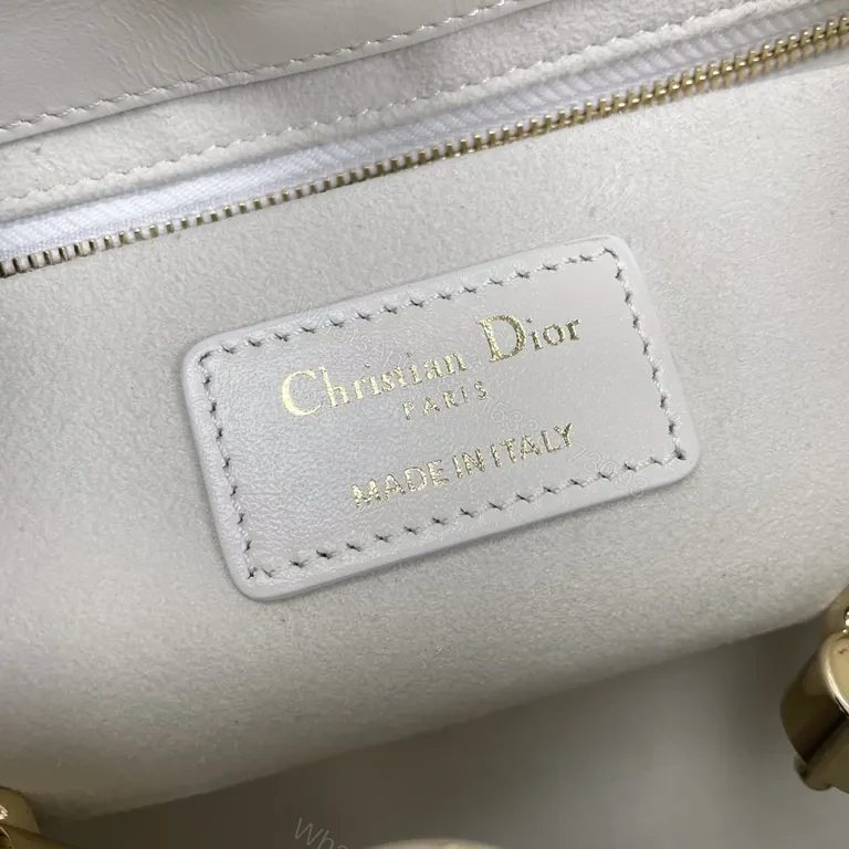 View 4 of Chic Quilted Everyday Luxury Handbag with Dior Charms