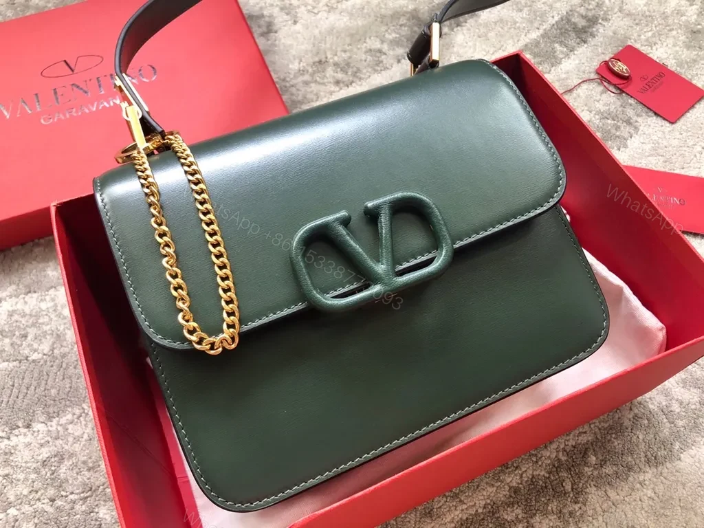View 9 of Forest Green Valentino Garavani Shoulder Bag: Luxury Everyday Carry