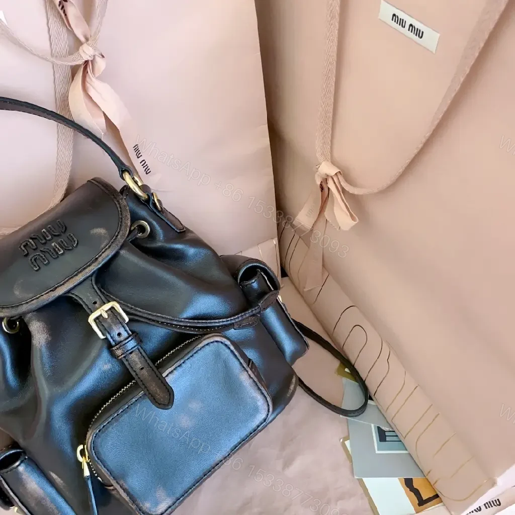 View 9 of Structured Leather Backpack: Classic Detailing, Luxe Comfort