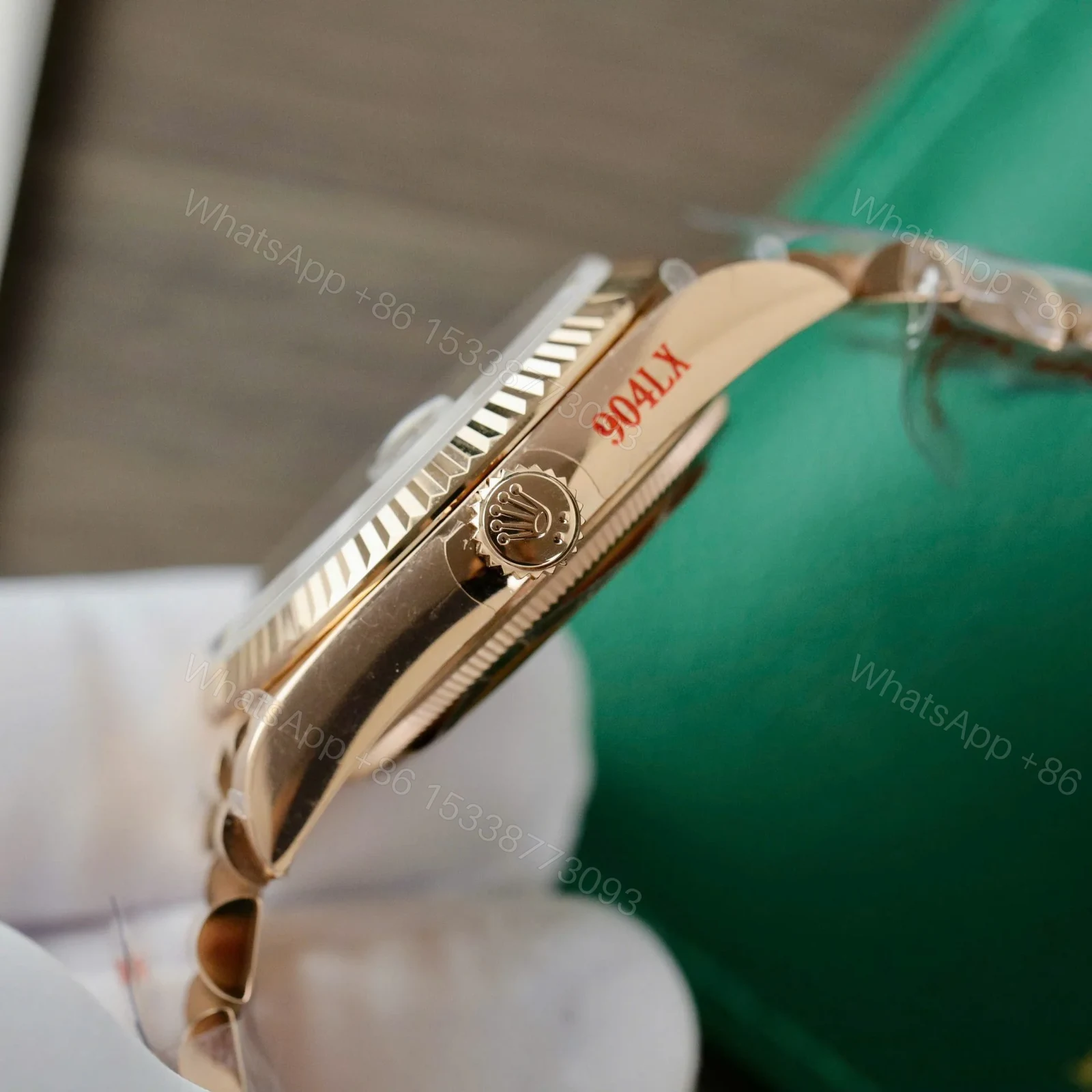 View 9 of Superclone Rolex Day-Date Brown Ombré Dial 128235-0075 36 mm