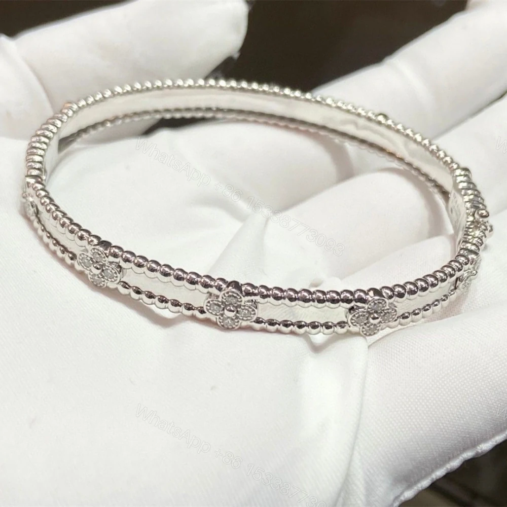 View 7 of 高仿首飾VanCleef&Arpels*RP6X900萬花筒手鐲窄版白金款
