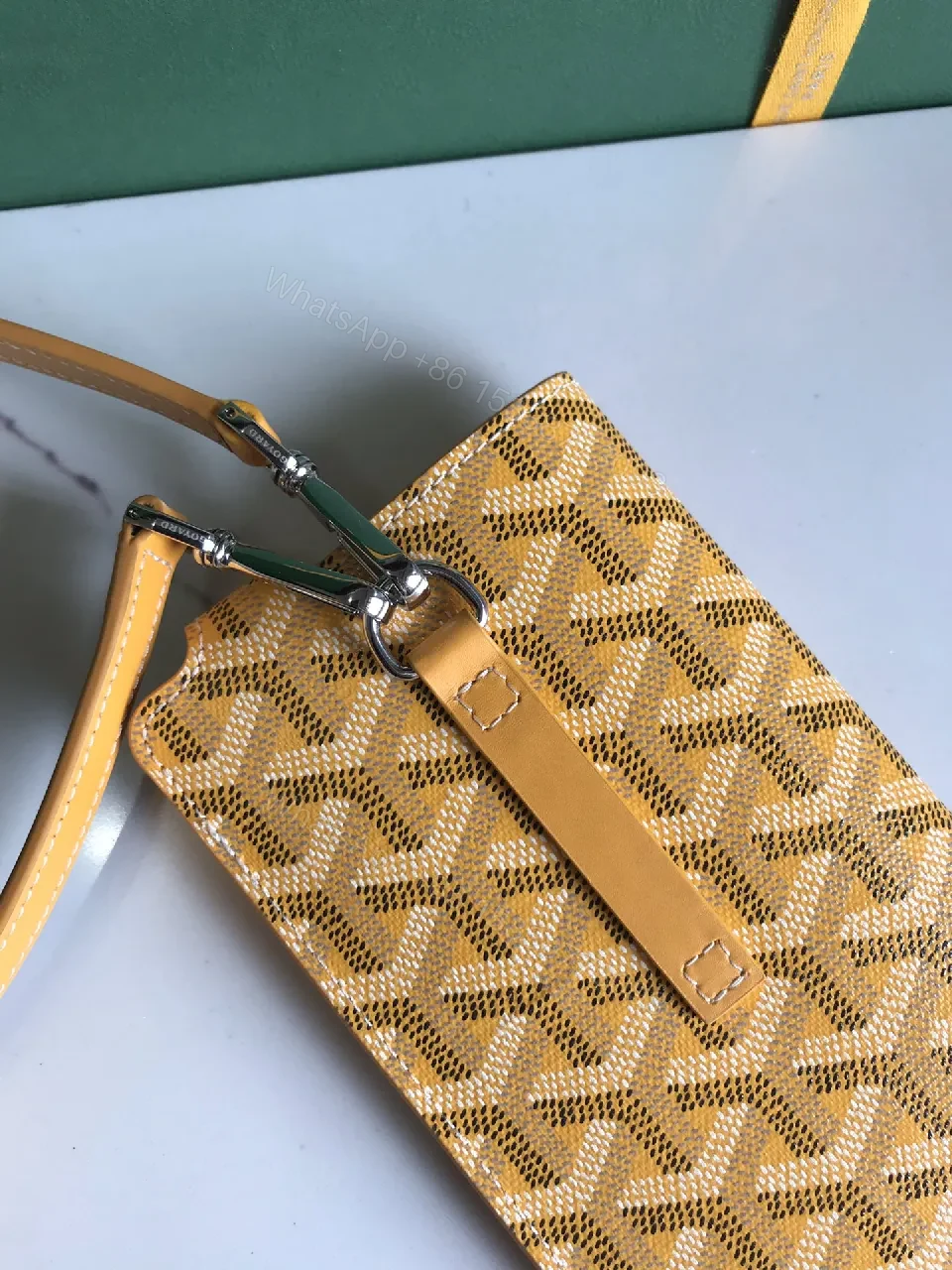 View 4 of Sunlit Yellow Geometric Crossbody Bag: Compact Luxury Flair