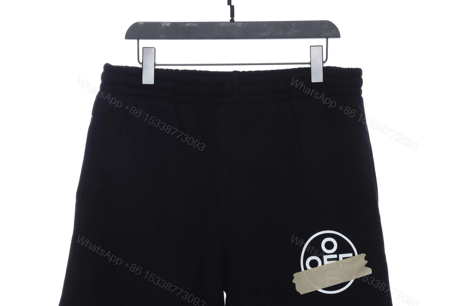 View 7 of Off-White Rubber Strip Printed Shorts