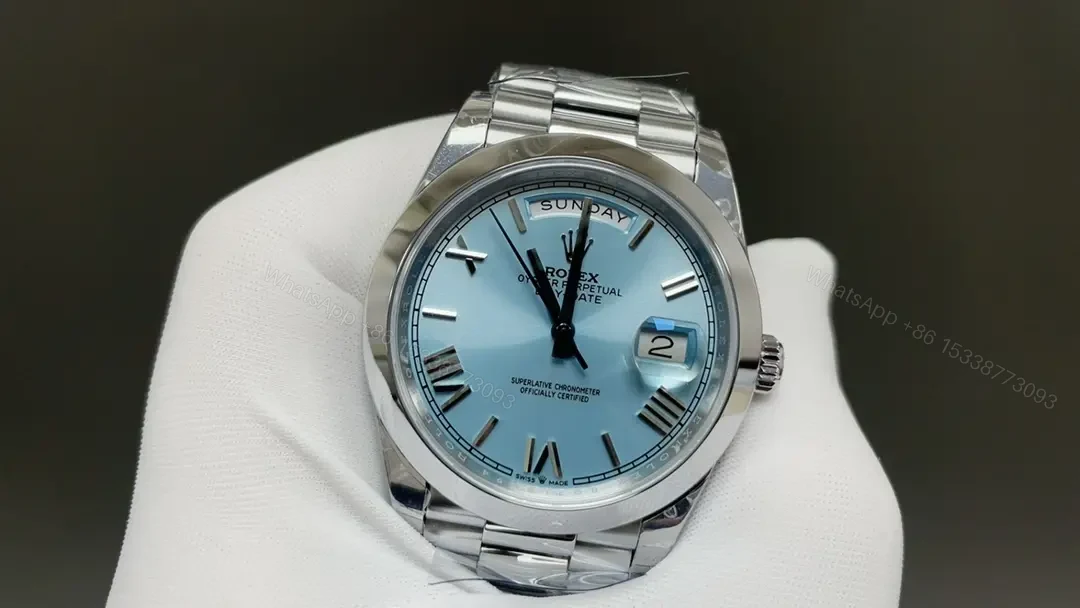 View 6 of Rolex Day-Date Ice Blue 40MM President Bracelet Prestigious Edition 228206-0001