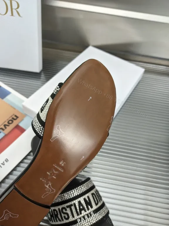View 5 of Chic Dior Sparkle Slides: Luxury Everyday Footwear