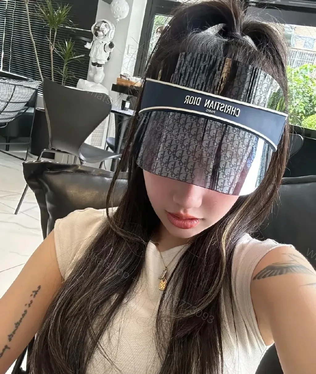 View 6 of Reflective Band Visor: Luxury-Fit, All-Season Shield