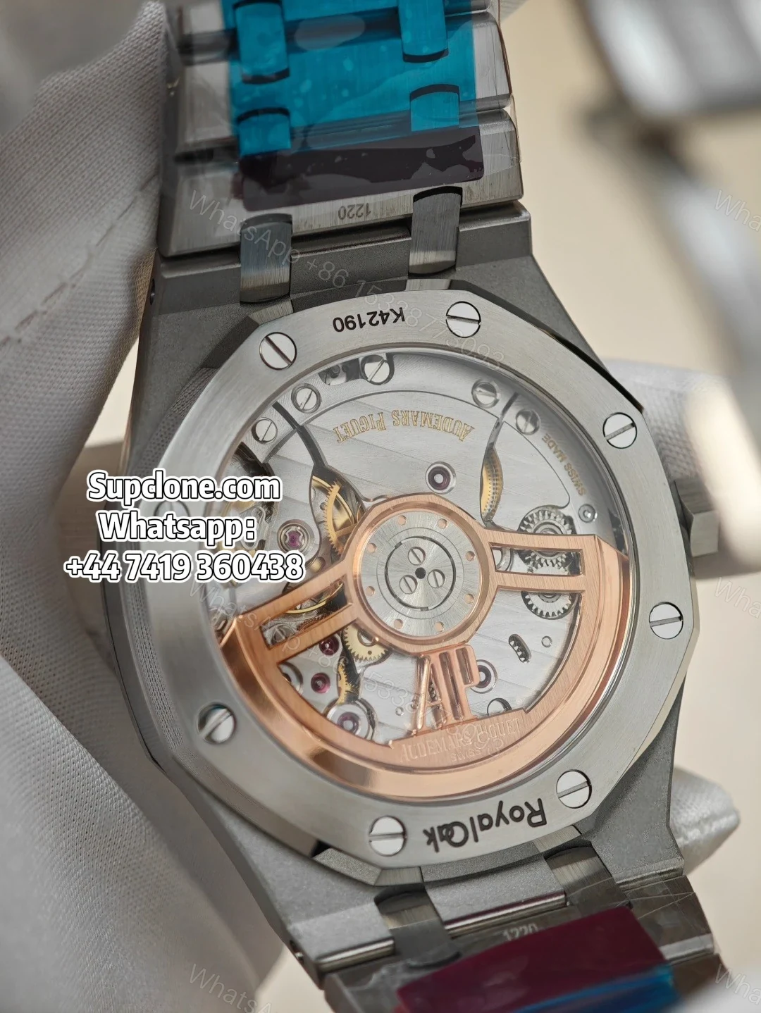 View 18 of Audemars Piguet Super Clone 1:1 Royal Oak 15500 Blue Dial