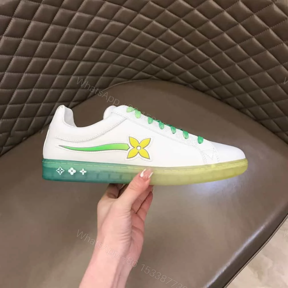 View 2 of Louis Vuitton Luxembourg Samothrace Trainers In Jaune – LSVT274