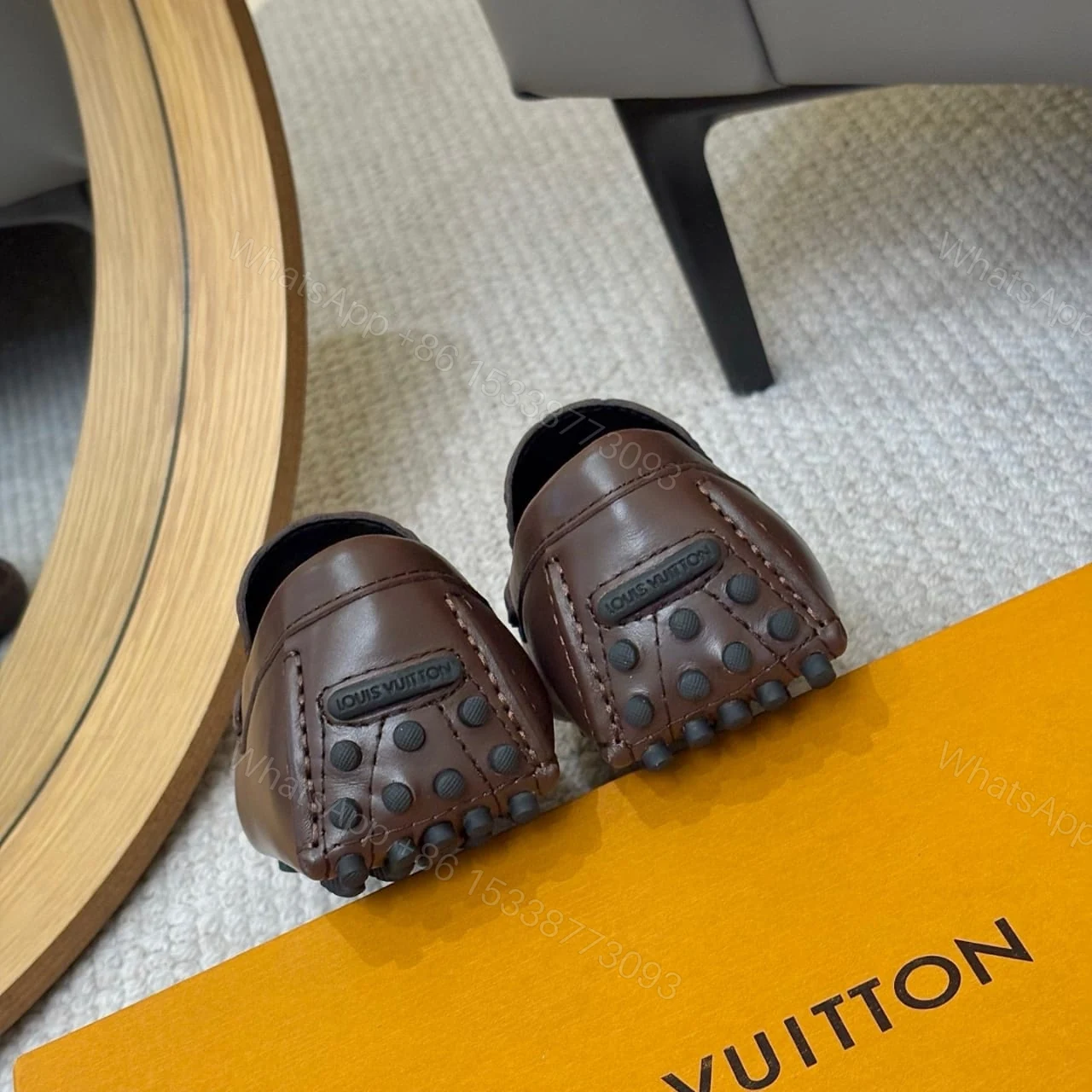 View 4 of Louis Vuitton LV Silverstone Moccasin Brown 1AHRTK