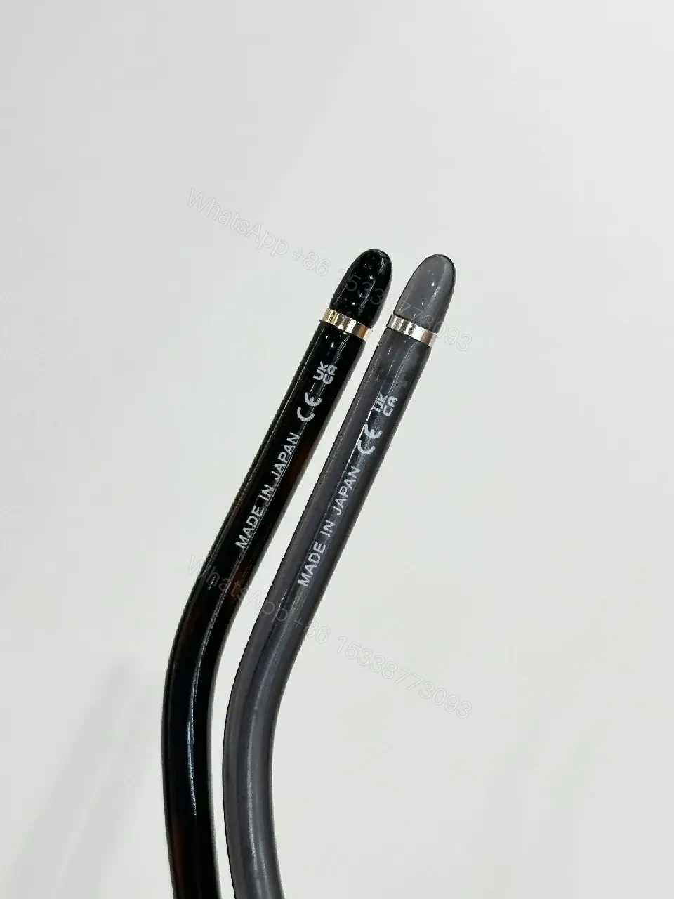 View 7 of Refined Titanium Half-Rrow Eyewear: Subtle Texture, Clarity