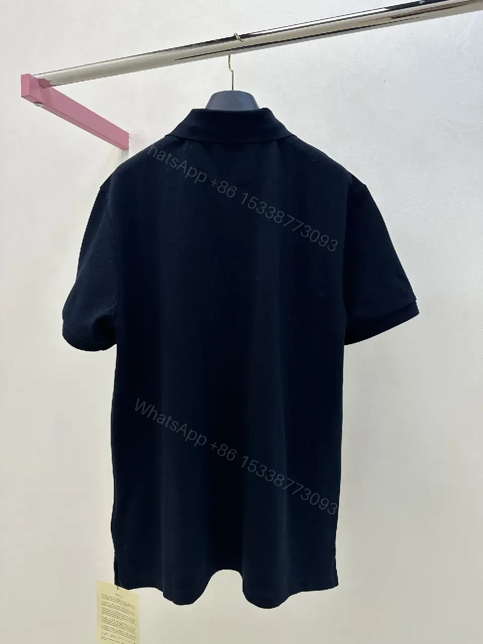 View 10 of Deep Navy Polo | Soft Knit, Subtle Logo, Modern Fit