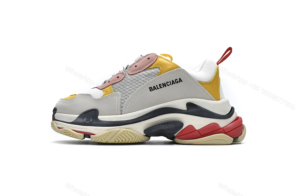 View 9 of Balenciaga Triple S White Light Pink 524038 W09O5 9035