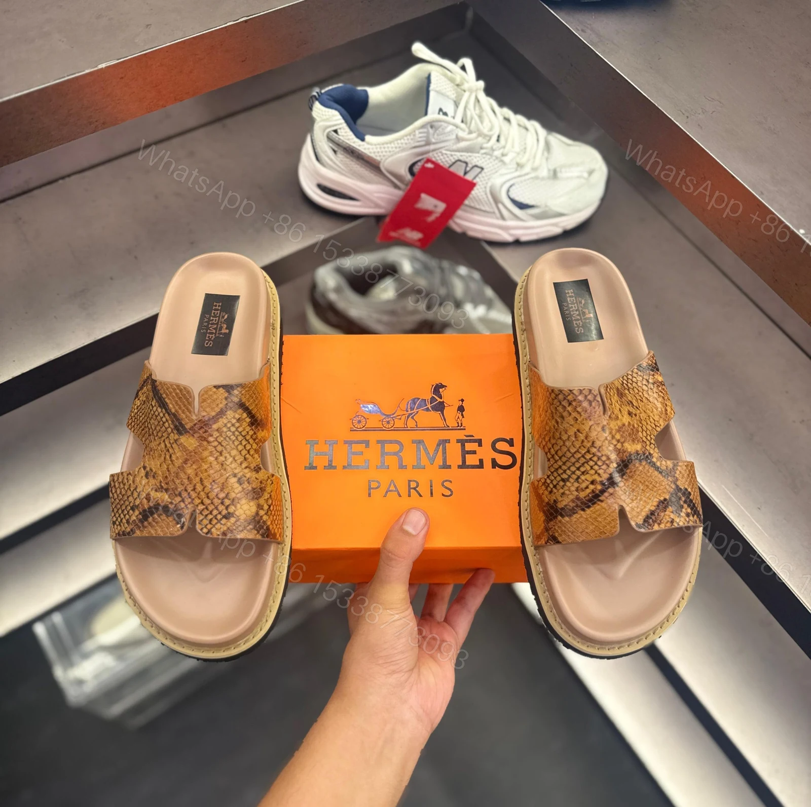 View 11 of FIRST COPY HERMES-PARIS AESTHETIC MULES FOR MEN