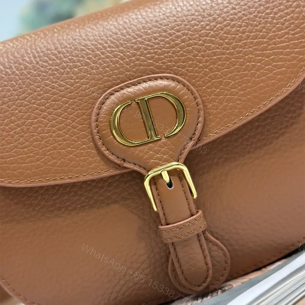View 6 of 高仿Dior*Bobby系列M931M44M牛皮斜挎包棕色中號免檢版