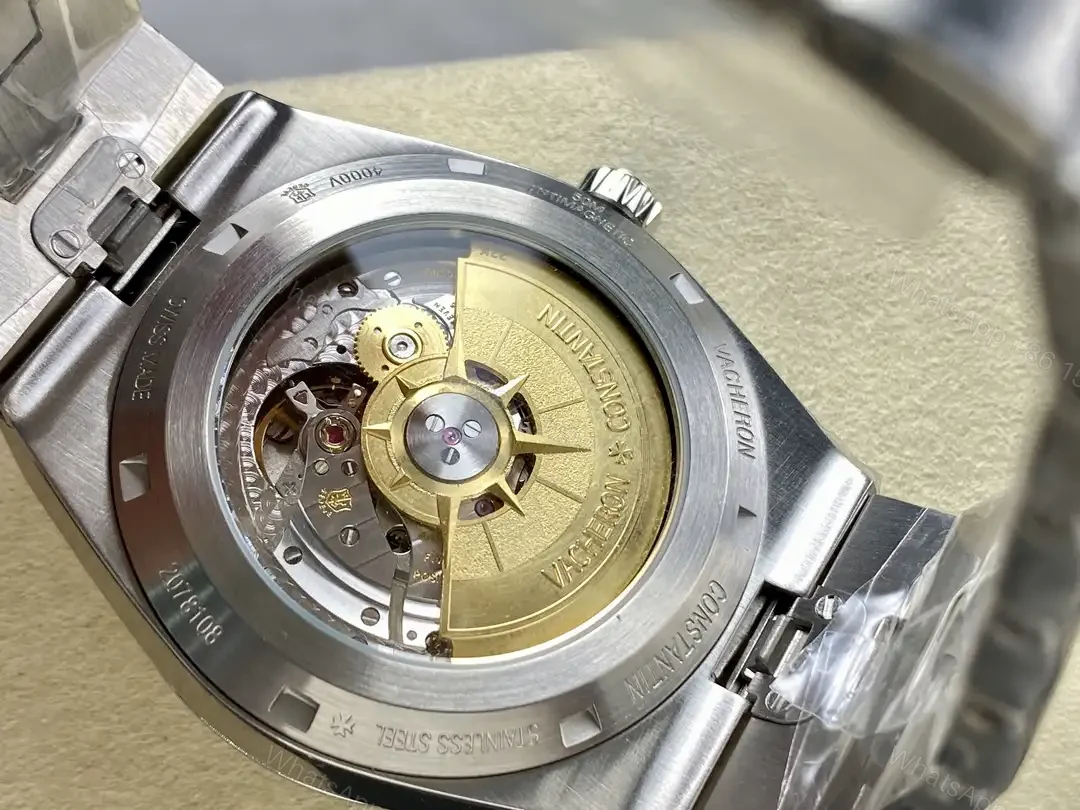 View 7 of Vacheron Constantin Overseas Moon Phase Retrograde Date Stainless Steel Blue Dial 4000V/210A-B911