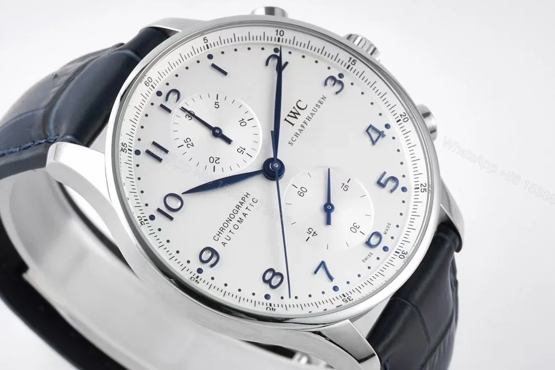 View 2 of IWC Portuguese Chrono-Automatic Stainless Steel Silver IW3714-17