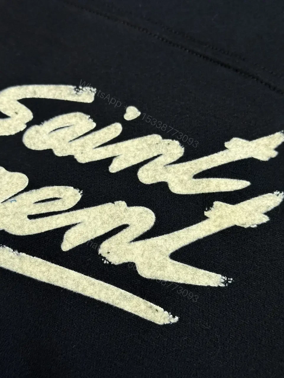 View 4 of Black Premium Hoodie: Luxe Logo, Cozy Fleece, Classic Pullover