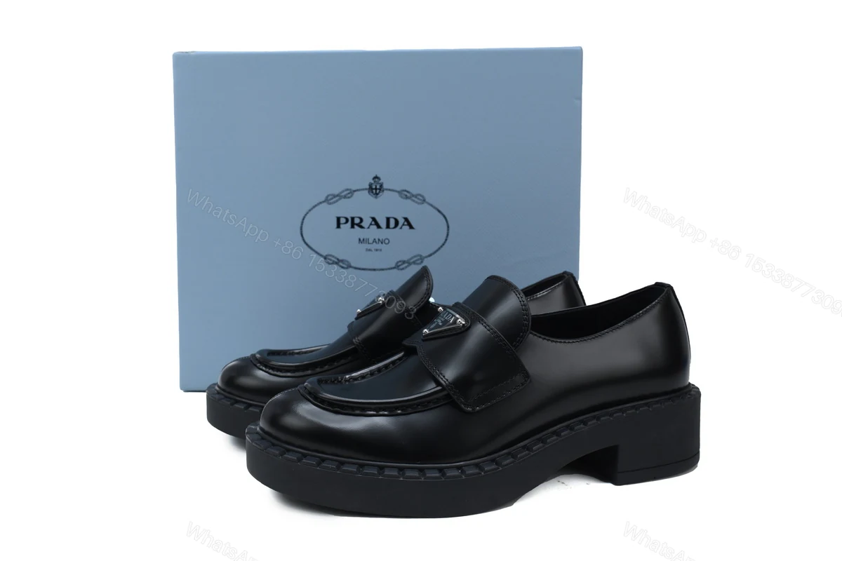 Prada Midsole Loafers Black — view 2