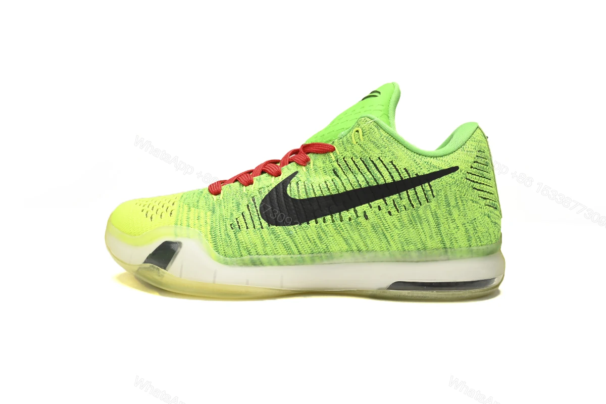View 12 of Nike Kobe 10 Elite iD 'Grinch' 802817-901